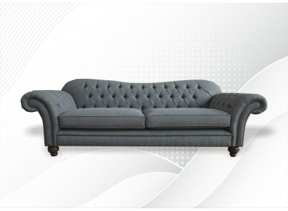 Velké pohovky Chesterfield Polster Design Luxus Sofa 4 Sitzer Textil Couchen
