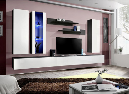Luxus living wall TV stand wooden designer modern furniture living room new