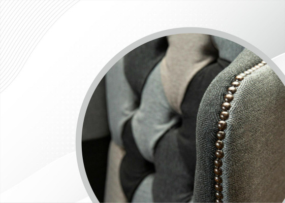 Luxusní potah Klasický křeslo Chesterfield 1 místný vysoký křeslo Nový