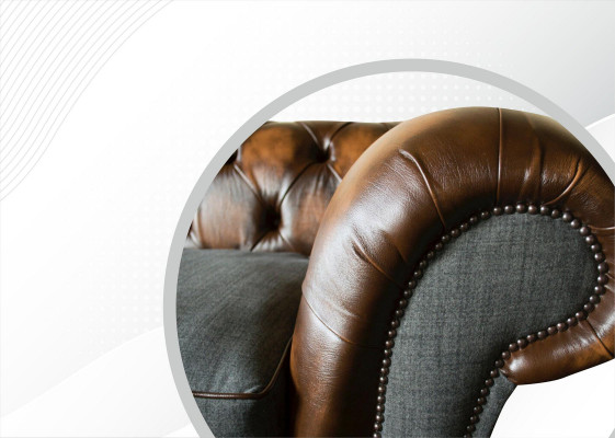 Třísedák Pohovka Potah Design Pohovka 3-místná Přijívací Pokoj Hnědá 220cm