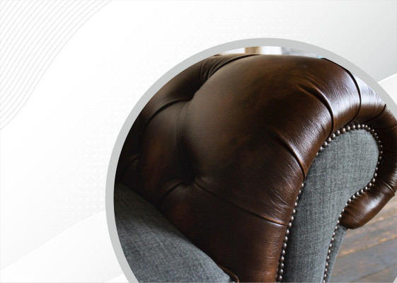 Třísedák Pohovka Potah Design Pohovka 3-místná Přijívací Pokoj Hnědá 220cm