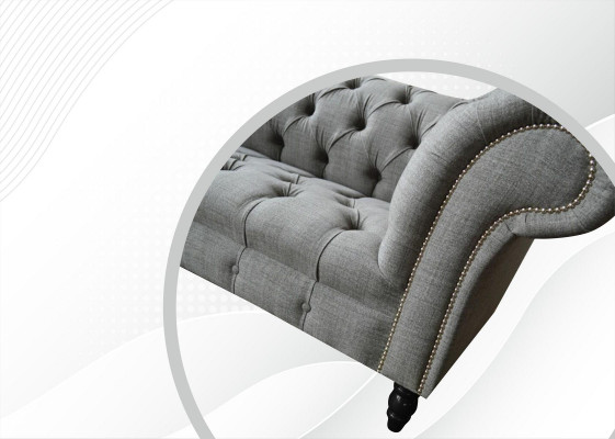 Chesterfield 3místná designová pohovka Vyplňte pohovky potahové látky текстиль