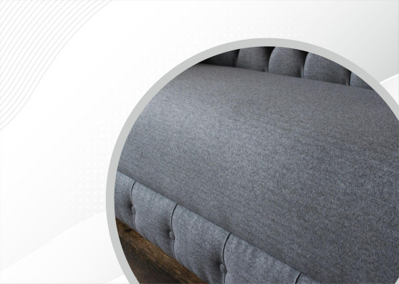 xxl velká pohovka 3místná pohovka Chesterfield potah s potahem látky textiles