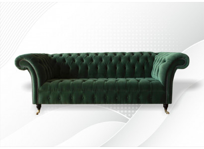 Chesterfield 3místná pohovka, čalouněný sedadlo, gauč, sedací souprava Big Couches.