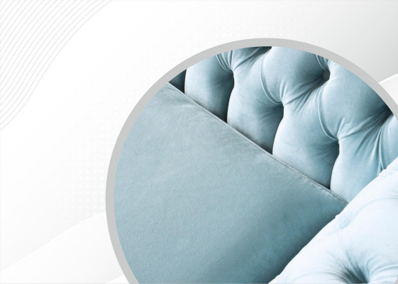 Chesterfield Pohovka potah kůže 3místná klasická pohovka