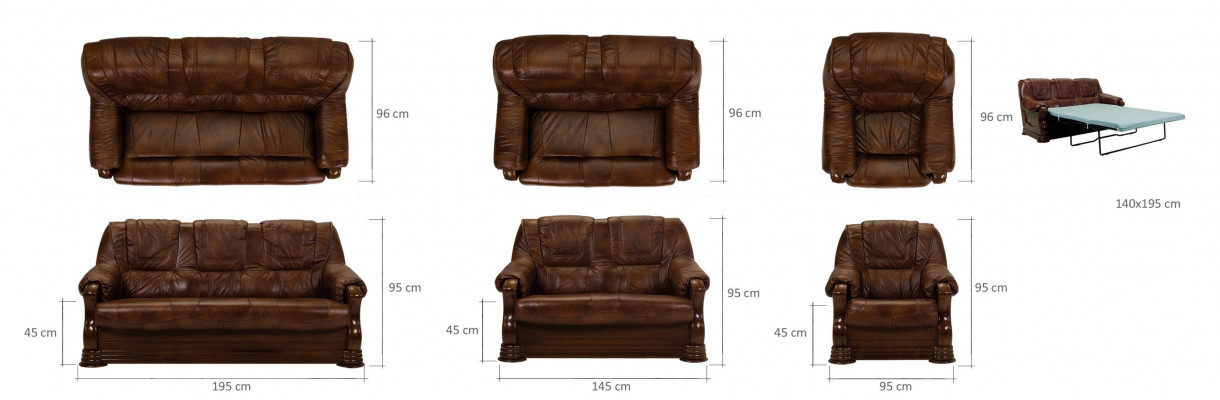 Sofa set Pohovka Gauč 3+2+1 Sada s funkcí postele Polstrová souprava