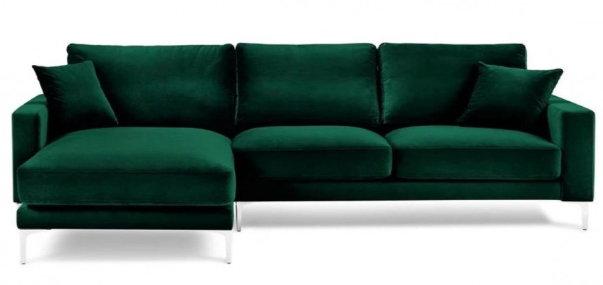 Ecksofa Modrá Obývací Stěna Pohovka Rohová Souprava Polstr Italský Nábytek Design