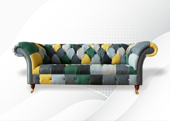 Chesterfield Vícebarevný Obývací Pokoj Moderní Design Pohovky Sofa Nové Kreativní Nábytek