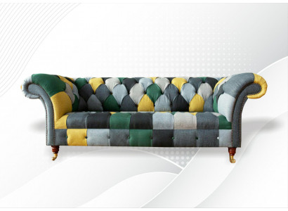 Chesterfield Vícebarevný Obývací Pokoj Moderní Design Pohovky Sofa Nové Kreativní Nábytek