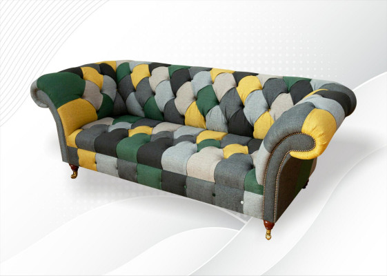 Chesterfield Vícebarevný Obývací Pokoj Moderní Design Pohovky Sofa Nové Kreativní Nábytek