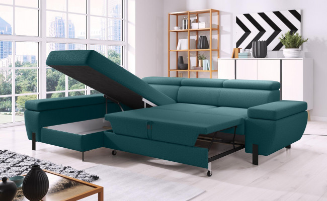 Textilní sofa L-tvarová pohovka obývací souprava rohová pohovka designová pohovka pohovky nové