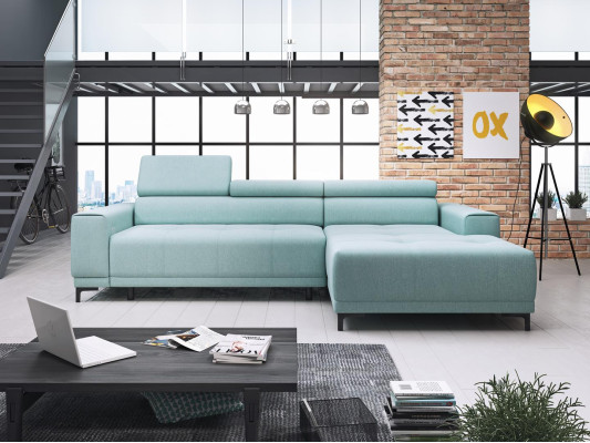 Designer L design rohová pohovka, moderní designová pohovka z látky