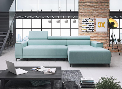 Designer L design rohová pohovka, moderní designová pohovka z látky