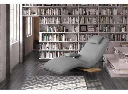 Chaiselongue Longchair Lounge Relaxační lehátko Křeslo Pohovka Gauč Ležadlo Chaise Textilní