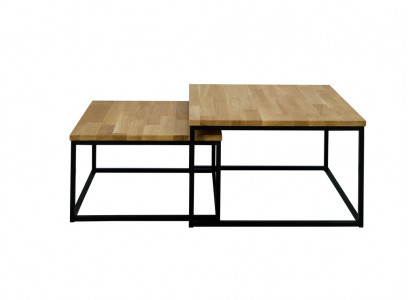Stoly Set 2x Konferenční stůl Kávový stůl Konferenční stolek Design Obývací pokoj Pohovka 2ks