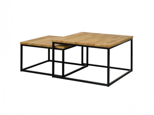 Stoly Set 2x Konferenční stůl Kávový stůl Konferenční stolek Design Obývací pokoj Pohovka 2ks