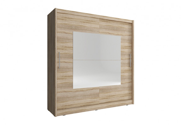 Design Šatní skříň Posuvné skříně Dřevo Visící dveře Šatní skříň 180 cm