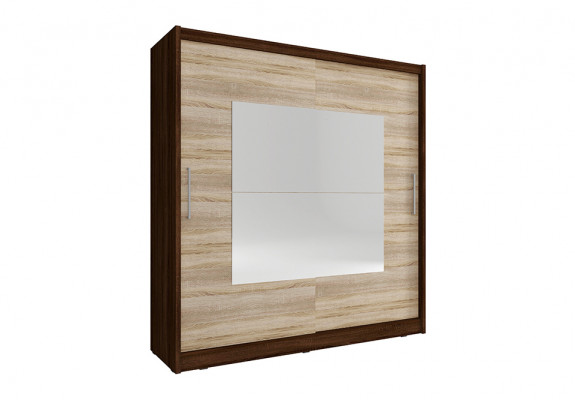Design Šatní skříň Posuvné skříně Dřevo Visící dveře Šatní skříň 180 cm