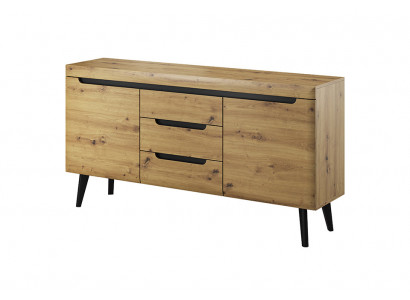 Moderní komoda ze dřeva Sideboard Dekorativní komody Obývací skříň 160cm
