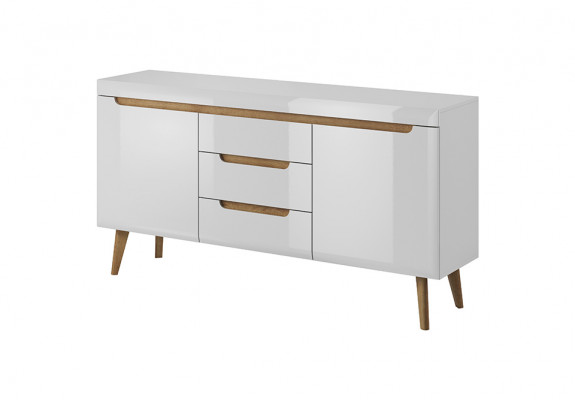 Moderní komoda ze dřeva Sideboard Komoden šatní skříň 160cm