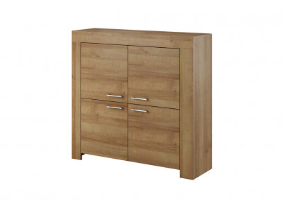 Komoda Komody Skříň Obývací pokoj Dřevo Skříně Vitrína Šatník Sideboard