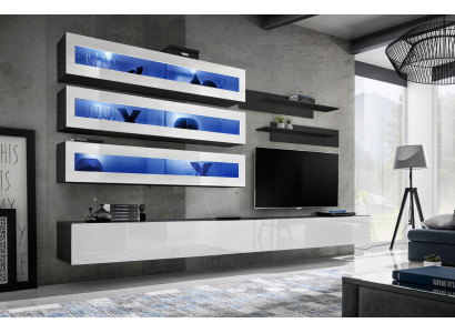 Luxus obývací pokoj Design nábytek Sideboard Stěna TV skříň šatní skříň