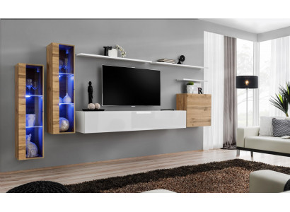 Luxus televizní stojan obývací pokoj Zařízení rtv nízký panel Designer Moderní obývací stěna