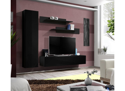 Wohnwand Komplett Designer Moderní nábytek do obývacího pokoje Stěnná skříň Nový