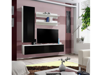 Moderní obývací stěna Luxus vybavení obývacího pokoje Design TV stojan Stěnová skříň