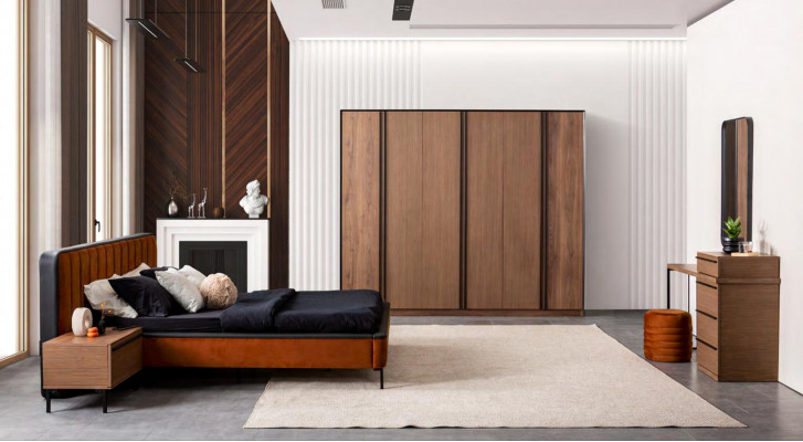 Šatní skříň Design Luxus Schrank Moderní Stil Ložnice Nábytek Nový