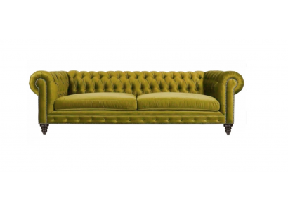 Žlutá obývací pokoj moderní Chesterfield Tříkřídlá Kreativní nábytek Textilie Látka xxl  