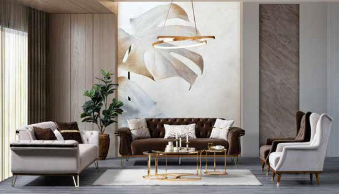Třísedák Luxus Moderní Pohovka Designérský Obývací Pokoj čalouněný nábytek