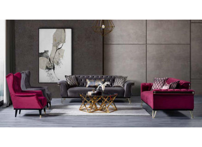 Růžová židle Luxusní designérský obývací pokoj Jednosedák Koktejlová židle Dřevo