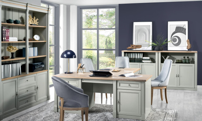 Design stůl sekretář luxusní nábytek ze dřeva stoly kancelářský nábytek.