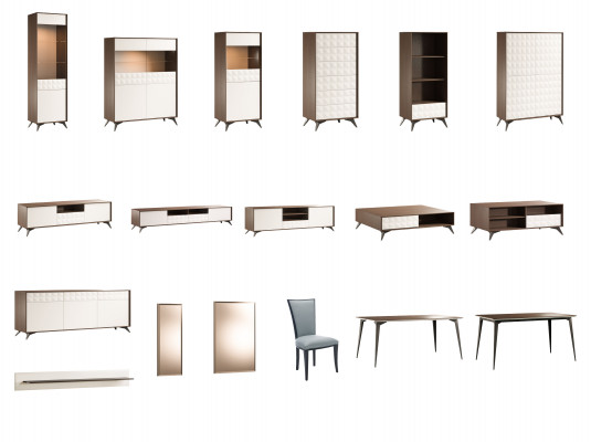 Luxus křeslo set 4x skupina židlí sedadlo polštáře záda židle garnitury masivní dřevo