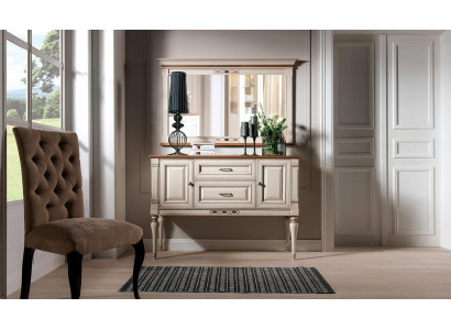 Konsole Sideboard Konsolen stůl Lowboard řeznictví dřevo obývací pokoj komody nové
