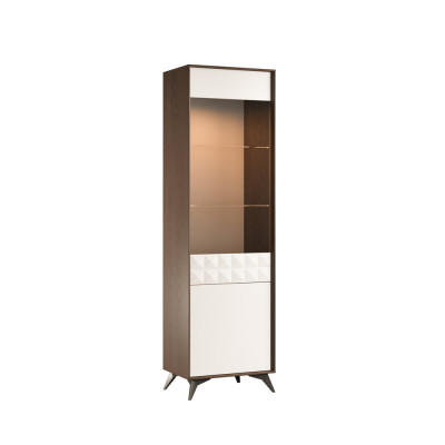 Moderní skleněná skříň Vitrína Obývací pokoj Designové skříně Sklo Nábytek nový