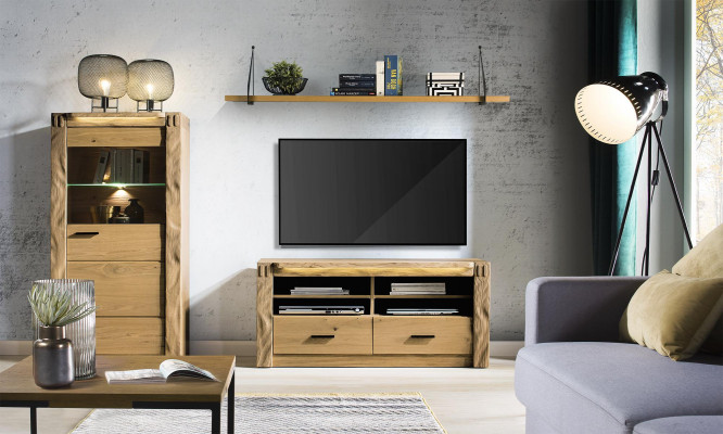 Stěna Skříň Skříně Vitrína Sklo Design Vysoký Dřevo Vitríny Obývací Pokoj Nábytek