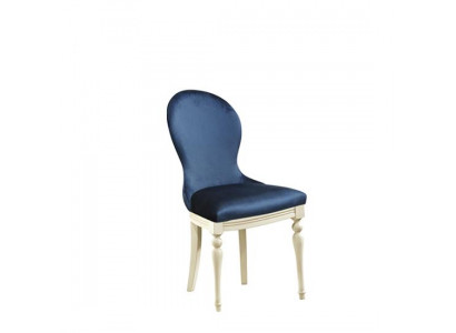 Židle 1x luxusní design polstrované designové židle sedák kancelářské jídelní dřevěný křeslo.