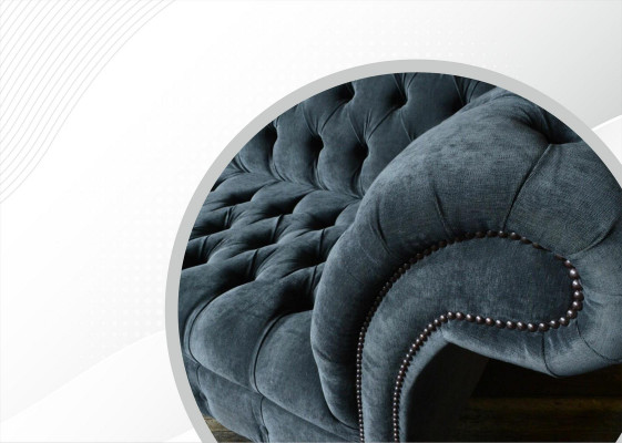 Chesterfield kožená luxusní pohovka designová pohovka klasický dekor pohovka