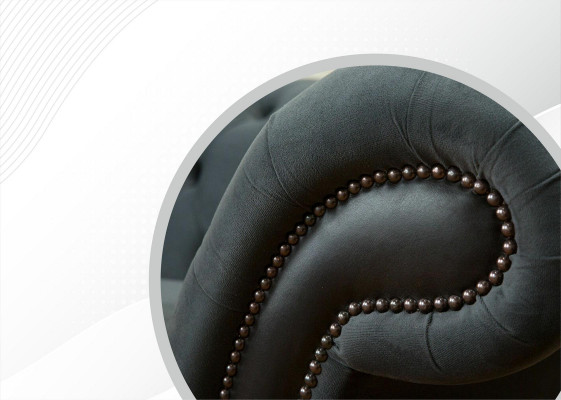 Chesterfield Originální nábytek 4místná pohovka Potahovaná sedací soupravy Pohovky