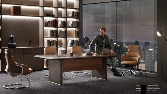 Konferenční stůl Stůl 240cm Jednací stůl Meeting Stoly 6 židlí