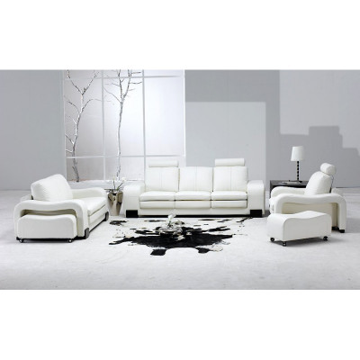 Sofa set Couch USB Sofa Leather Set Seat Living landscape 3+2+1 Seater New