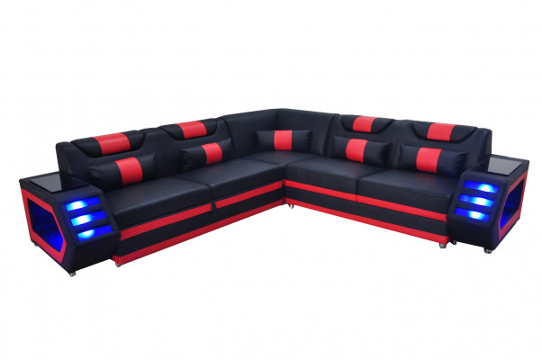 Design kůže polštář sedačka kout kůže polštář nároží krajiny pokoj bydlení