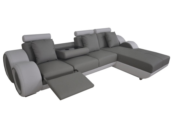 Design Sofa Couch Eck Leder Eck Garnitur Ecke Landschaft Polster L Form Návrhová pohovka gauč rohová kůže rohová sestava krajina polstr L tvar