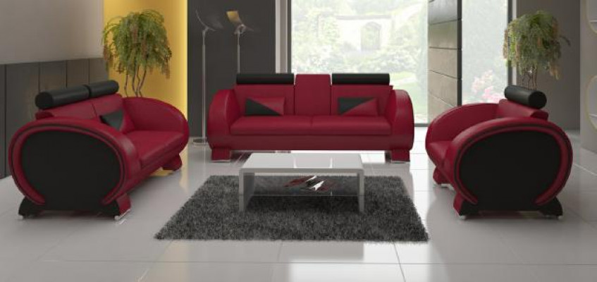 Sofa sestava 3+2+1 látková pohovka Designer sofa obývací souprava potahový set textilní.