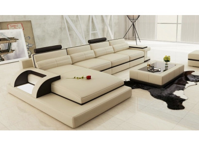 Ecksofa set Polstrová sedací souprava, rohová textilní pohovka