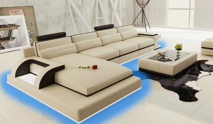 Ecksofa set Polstrová sedací souprava, rohová textilní pohovka