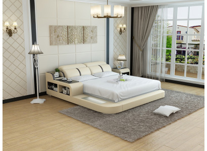 Design Leder Bett Luxus Polster Betten Doppel Modernes Ehe 140/160/180 cm