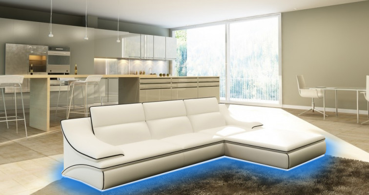 Rohová sedací souprava Pohovka Křeslo Sada Obytná zóna Sedadlo Roh Tkanina Koženka